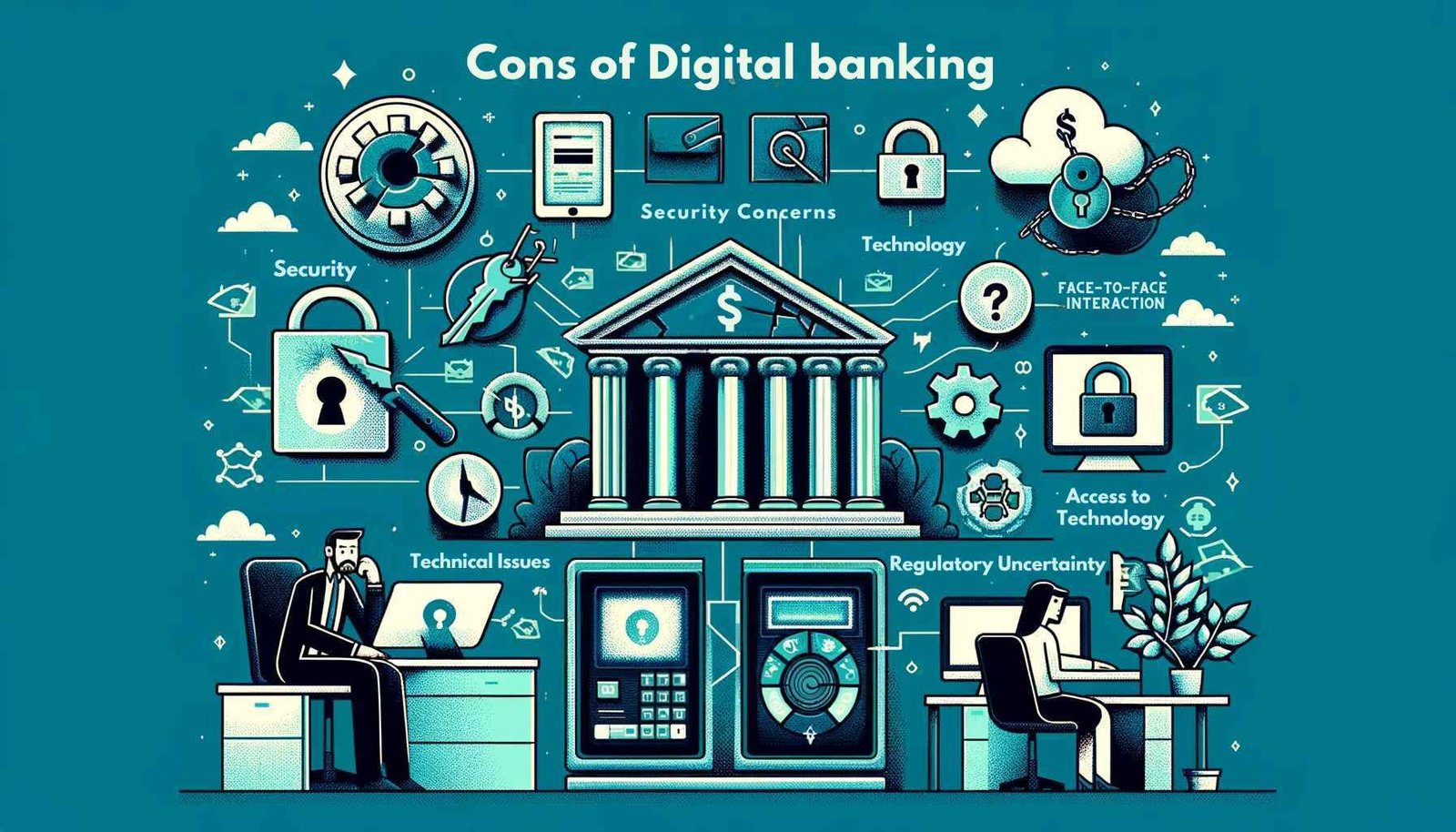 Cons of Digital Banking | 7017 Money | Blogs